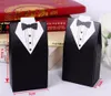 HD (50 Satz/Los) Braut Und Bräutigam Hochzeit Süßigkeiten Box Papier Hochzeit Geschenke Für Gäste Souvenir Liefert Schokolade Box