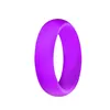 Moda 57mm Silicone Wedding Rings Solid Color Women S Hipoalergênico Banda de Oring