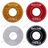 2 Pcs Aluminium Alloy Toggle Switch Plate Selector Cover Marker Washer Rythm/treble Ring for Electric Guitar accessories parts