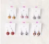 package of 10pairs New Fashion Explosion Sterling Silver Earrings Baseball Temperament Fashion Earrings Simple Earrings For Women