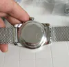 Limitowana edycja Auto nadgarstka Aeromarine zegarek 46 mm niebieski tarcza ceramiczna ramka ze stali nierdzewnej Wysokiej jakości zegarki męskie 182M