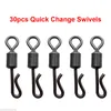 120pcs Carp Fishing Tackle Accessories Carp Rigs Tackle Safety Lead Clips Quick Swivel AntiTangle Sleeve Kit9992794