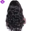 Hotselling Negro / marrón / burdeos / rubio Color Brasileño Peluca de encaje Frontal Arrancado onda profunda Sintético Pelucas delanteras del cordón para las mujeres