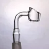 Banger al quarzo spesso 4 mm con tappo in carb per narghilè Dab Rig senza chiodo 10 mm 14 mm 18 mm maschio femmina 100% accessori per bong in vetro reale per vendita al dettaglio o all'ingrosso