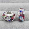 Pandora Bracelets에 맞는 30pcs Crystal Shambala Disco Ball Silver Charm Bead Bead Bead Bead Beads 도매 DIY 유럽 스털링 목걸이 보석