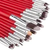 Högkvalitativ 20pcs Makeup Brushes Sets Pulver Foundation Eyeshadow Brush Kits Make Up Brushes Professional Makeup Beauty Tools Gratis frakt