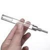 DHL Smoking Mini Nector Collector Kit Avec 10mm 14mm GR2 Titane Nail Verre Pipe Oil Rig Concentré Dab Straw Quartz Nail