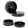 Space Case Grinders 55/63mm Herb Smoking Grinder 2/4 Pieces Tobacco With Triangle Scraper Aluminium Alloy Material Herbal Spice Crusher DHL