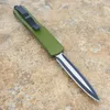 Mict ut121 121 Transparent tanto D/E blade black pink green handle double action Hunting Folding Pocket Knifes with tool Adru