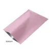 Färgad värmeförsegling Aluminiumfolie Bag MyLar Folie Bag Luktsäker påse Open Top Packaging Bags Kaffe Tea Kosmetiska prov GGA107 1000PCS