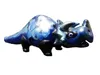 패션 동물 스타일 유리 흡연 파이프 공룡 담배 핸드 파이프 두꺼운 어두운 파란색 흡연 액세서리 헤디 파이프 9 스타일