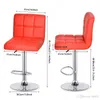 Swivel Hydraulic Height Furniture Adjustable Leather Pub Bar Stools Chair Cashier Office Stool Reception Chairs Rotate 98xt dd