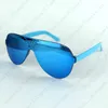 Occhiali da sole classici per bambini Cool Pilot Eyewear Shield Occhiali da sole per bambini Lenti al mercurio senza montatura UV400 6 colori