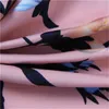Ny Twill Silk Scarf Woman Plum Tree Print Fashion Neckerchief Silk Foulard Kvinnliga sjalar Wraps Stoles Square Head Scarves 130CM240Z
