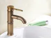 Antique Bamboo Bathroom Faucet bronze finish Basin Sink Water Tap Single Handle209u