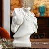 セラミックホースヘッド家の装飾工芸品部屋の装飾ヴィンテージオフィス飾り磁器の動物の頭の赤ん坊の装飾オブジェクト