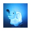 Leuke cartoon olifant vorm 7 kleur veranderende led nacht licht bureaulamp bruiloft slaapkamer slaapkamer home decor cadeau voor kinderen