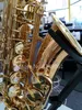Jupiter jas-1167 mässing guldlack saxofon alto eb tube högkvalitativa musikinstrument pärla knappar saxofon med tillbehör