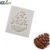 3d pine cone nötter silikon mögel fondant tårta dekorera verktyg chokladkaka mögel silikon köksredskap chw9179