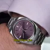 4 لون perpetual 39mm 114300 الآسيوية 2813 التلقائي رجل ووتش الأحمر العنب الهاتفي الياقوت الزجاج الفولاذ المقاوم للصدأ الفرقة جودة عالية الساعات