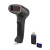 Freeshipping New 433MHz Wireless Laser Barcode Scanner Reader Memory Up To 500M Distance Wholesale Top Quality In Stock