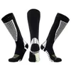 Compression Long Socks Fit Breathable for Male 8 Colors Geometric Athletic Socks Men Skiing Winter Snow Sports Socks Largos Hombre