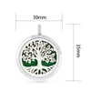 A16 Perfumy Aromatherapy Essential Oil Diffuser Locket 30mm Pływający wisiorek medalion (Felt Pad losowo swobodnie) jako prezenty