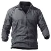 Chaqueta de piel táctica ligera para hombre, chaqueta impermeable portátil transpirable de verano, chaquetas finas del ejército, S-5XL