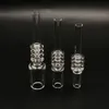 Quartz Tip for Mini Nectar Collector Kits Joint 10mm 14mm 18mm With Free Plastic Keck Clips Quartz Banger Nail Quartz Tips