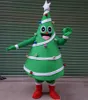 2019 heißer Verkauf Weihnachtsbaum Maskottchen Kostüm Party Kleid Outfit Erwachsene Größe