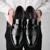 Mens Casamento Loafer Dress Shoes Men Tap Shoes Brand Coiffeur Black Formal Shoes para homens Chaussure Mariage Homme Zapatos Vestir Ho63432225