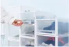 Stackable Transparent Plastic Shoes Storage Box Creative Drawer Style Dustproof Female Male Children Shoes Organizer High-heeled