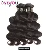 Braziliaanse Human Hair Bundels Kinky Krullend Haar Weave Extensions Body Water Diepe Golf Rechte Inslagen Virgin Peruaanse Indian Remy Hum220H