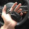 1 pz NUOVA fondina in vera pelle borsa chiave a distanza dell'auto Copertura della cassa chiave per alfa romeo giulia 2017 alfa romeo stelvio 2017232u