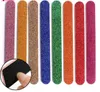 Glitter Nail Files Buffer Herramientas de cuidado de uñas de doble cara Lijado Pedicura Cuidado de manicura Herramientas de maquillaje Color de mezcla