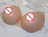 2018 Silicone Fake Breast Forms for Cross Dresser Shemale Drag Queen Masquerade Halloween Toys False Boobs 600-1600g/pair
