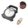 30W COB LED Portable Spotlight Searchlight USB Uppladdningsbar handhållen Arbetslampa med 18650 Portable Lantern för camping