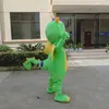 2018 Discount vente d'usine Super Mignon Belle Costume De Mascotte De Dinosaure Vert Dragons Fantaisie Halloween Robe De Fête De Noël Livraison Gratuite