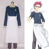 Food Wars!: Shokugki No Soma Soma Yukihira Cosplay Kostym Uniform Anime Party