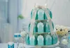 Tiffany Blue Sweet Love Choclate Box Bröllopsfödelsedag Baby Shower Favor Gift Bag Present Present Wrap Party Decorstions