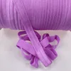 58 Foe Foe Fold Elastik Şerit Ponytail Tutucu DIY Aksesuarları DIY El yapımı Giyim Aksesuarları 100yard A Roll8803440