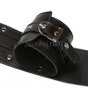 Bondage ny kvinnlig läderarm midje lårhandledsbindemedel återhållsamhet kroppssele bindlås #R56