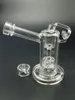 Hitman Cam Bubblers Petrol Rig 5.5 "İnç Sline Matrix Perc Hitman Sepet Su Boruları Bongs Kuş Kafesi Percolator Harsiye SHISHA