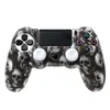 Für Playstation PS4 Pro PS4 dünne Gamepad schützen Tarnung Camo Silikon-Gel-Guards weiche Hülle-Haut-Griff-Abdeckung Case + 2 Caps