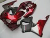 carenagens venda quentes para Honda CBR900RR CBR919 1998 1999 prata kit carenagem preta vermelha CBR919RR 98 99 BQ33