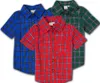 Jongenskleding Short Plaid Shirt Button-down Tops