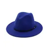 Woolen Mädchen Filzhut England Stil Kinder Jazz Hut Mode Mädchen Prinzessin Party Hüte Kinder Fedora 11 Farben Kinder breite Krempe Kappen