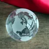 Crystal Glass Marbles Earth Globe World Map Quartz Kristallen Sphere Terrarium Bureau Ornamenten Nautical Home Decor