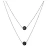 black stones necklace