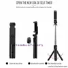 Opvouwbare Mini Bluetooth Selfie Stick Tripod Selfie Monopods Handheld Uitschuifbare Mini Reizende Fotocamera voor iPhone Samsung-smartphone.